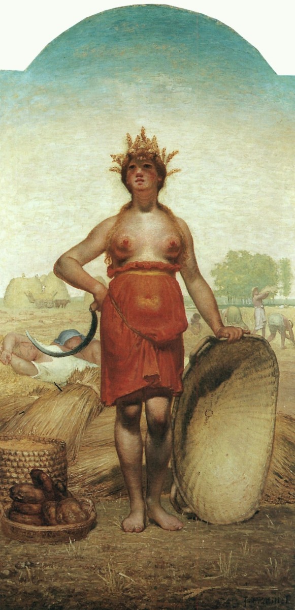 1864-1865 - Jean Francois Millet - L'ete, Ceres.jpg